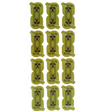 Die Cut Green Round Custom Logo Printing Stickers/Wall Sticker/Paper Sticker